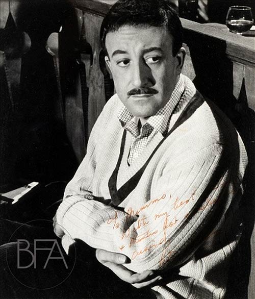 Signed portrait of Peter Sellers. ... 
