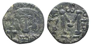 Constantine IV (668-685). Æ 40 ... 