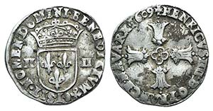 France, Henry IV (1594-1610). AR ... 