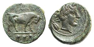 Sicily, Gela, c. 420-405 BC. Æ ... 