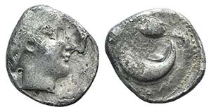Campania, Cumae, c. 420-385 BC. AR ... 