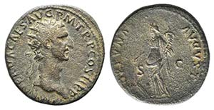 Nerva (96-98). Æ Dupondius (27mm, ... 