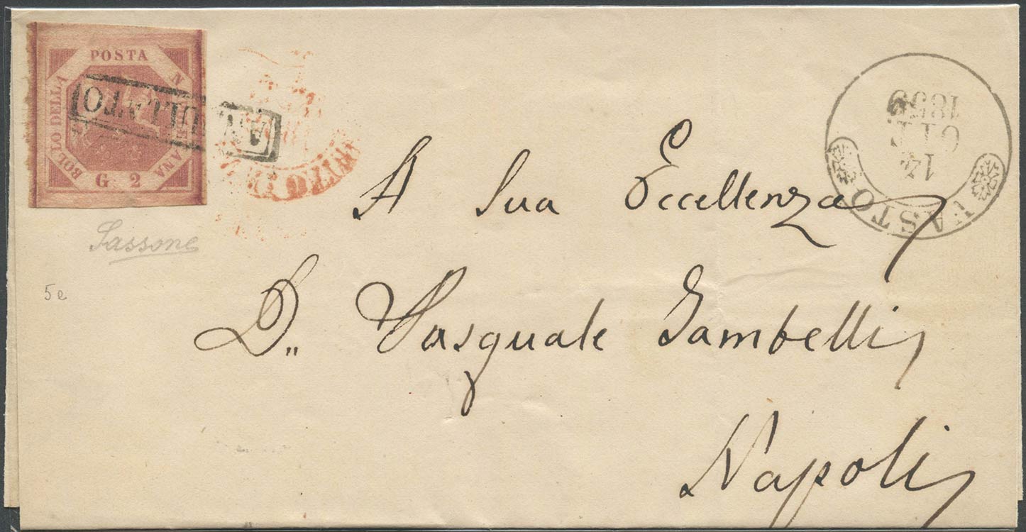 14.10.1859, Lettera da Vasto per ... 