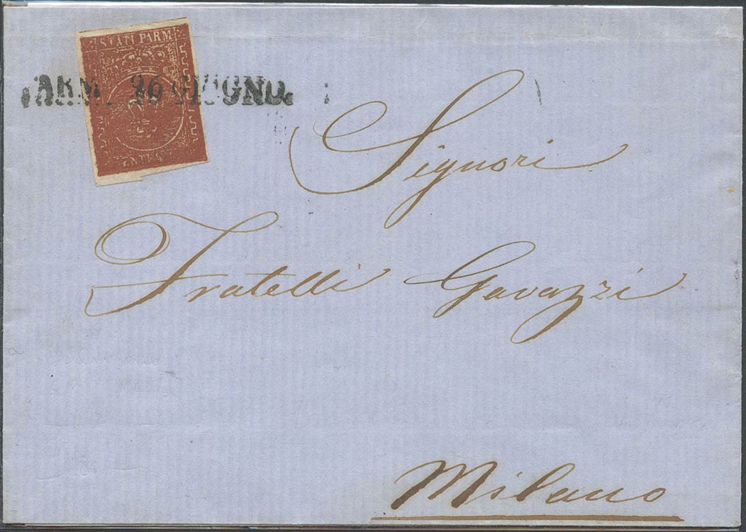 26.06.1856, Lettera da Parma per ... 