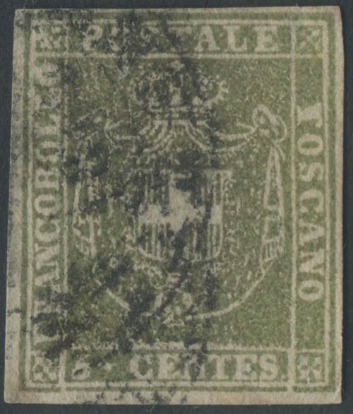 1860, 5c. N.18a  Verde Oliva. (A) ... 