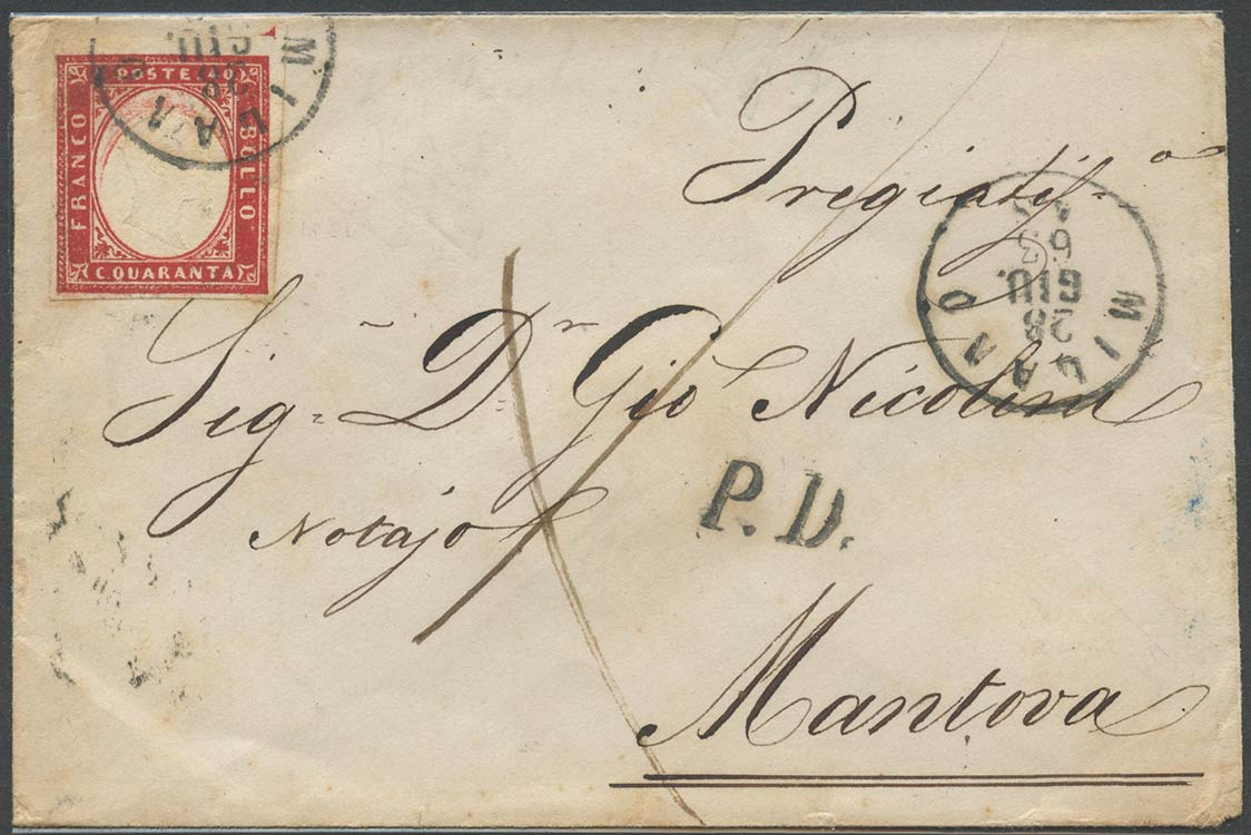28.06.1863, lettera spedita da ... 