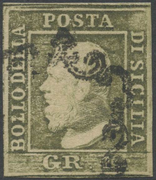 1859, 1gr N.4 Verde Oliva ... 