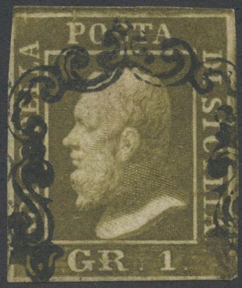 1859, 1gr. N. 4a Bruno Oliva ... 
