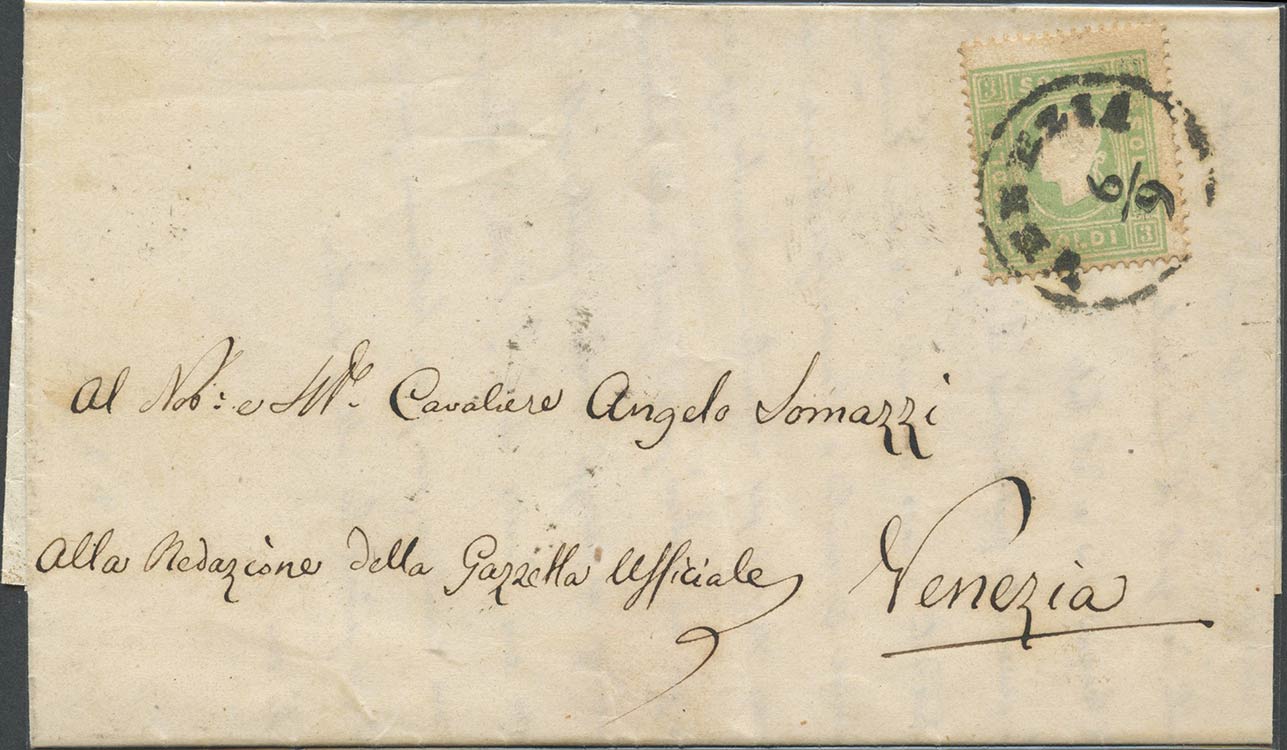 06.09.1863, lettera da Venezia per ... 