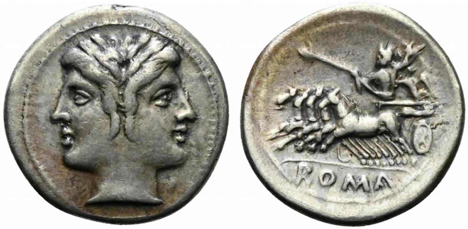 Anonymous, Rome, c. 225-214 BC. AR ... 