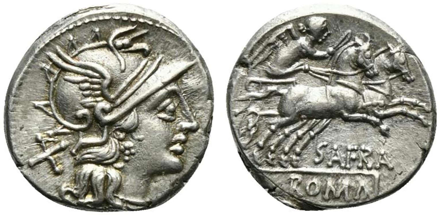 Spurius Afranius, Rome, 150 BC. AR ... 