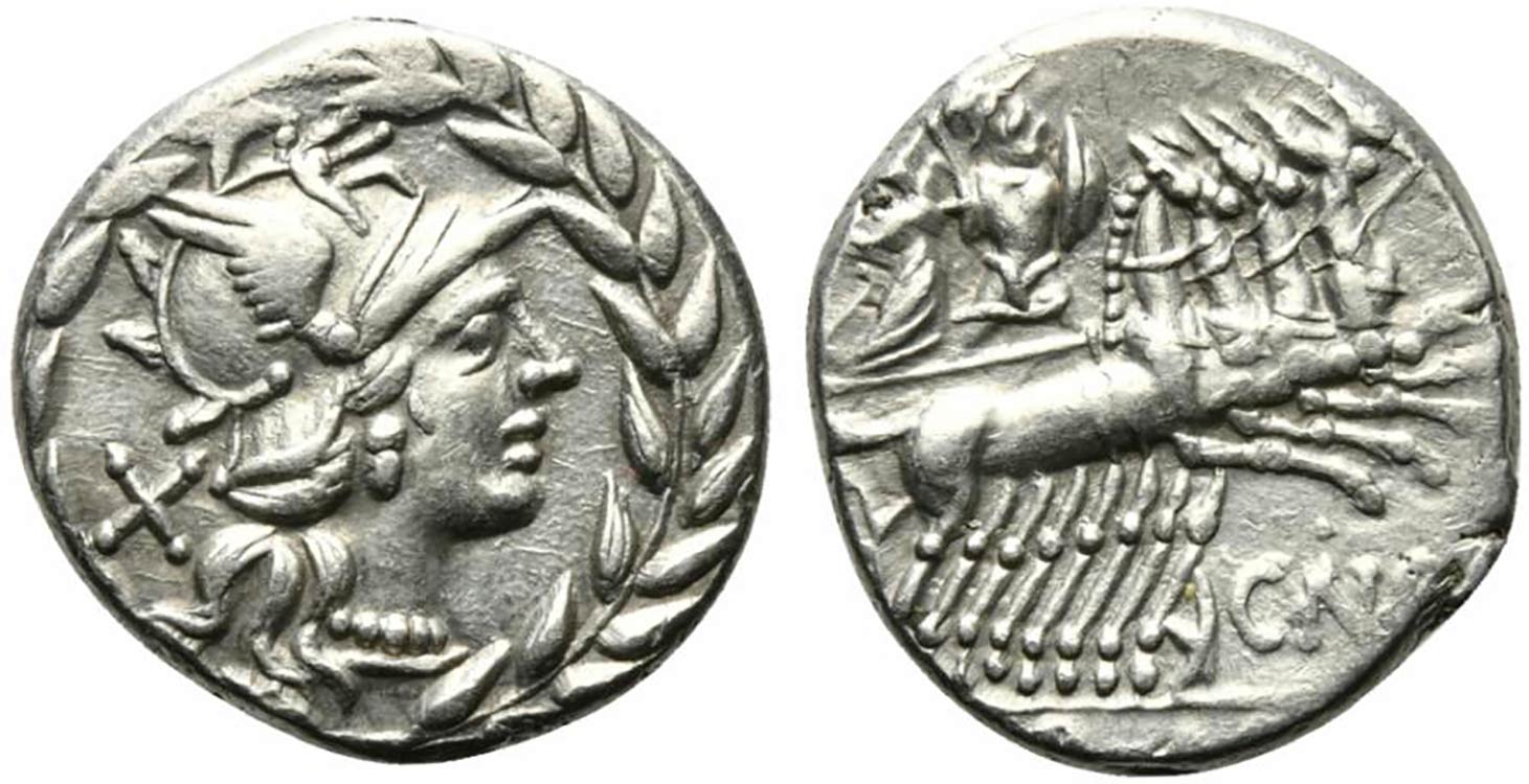 Cn. Gellius, Rome, 138 BC. AR ... 