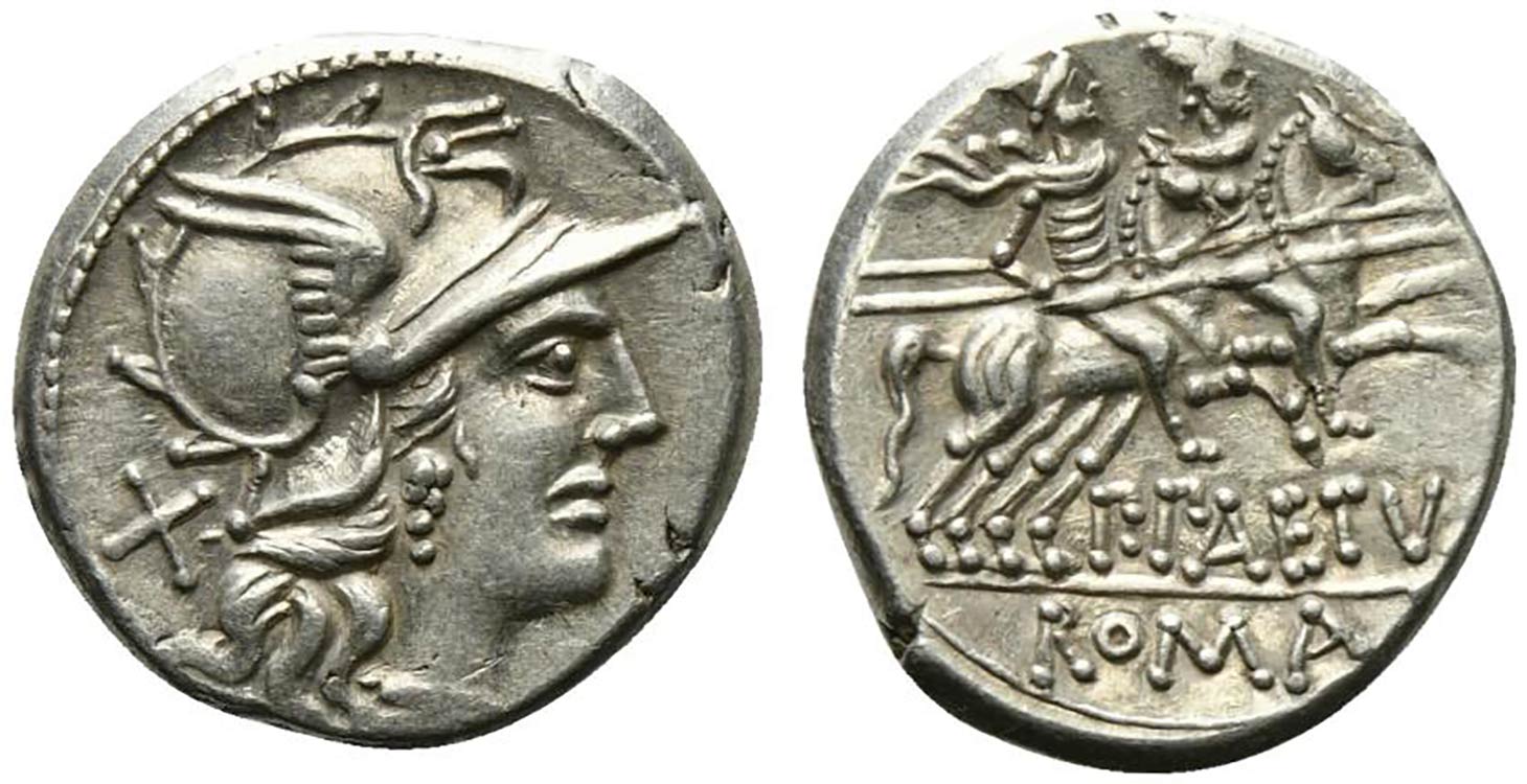 P. Aelius Paetus, Rome, 138 BC. AR ... 