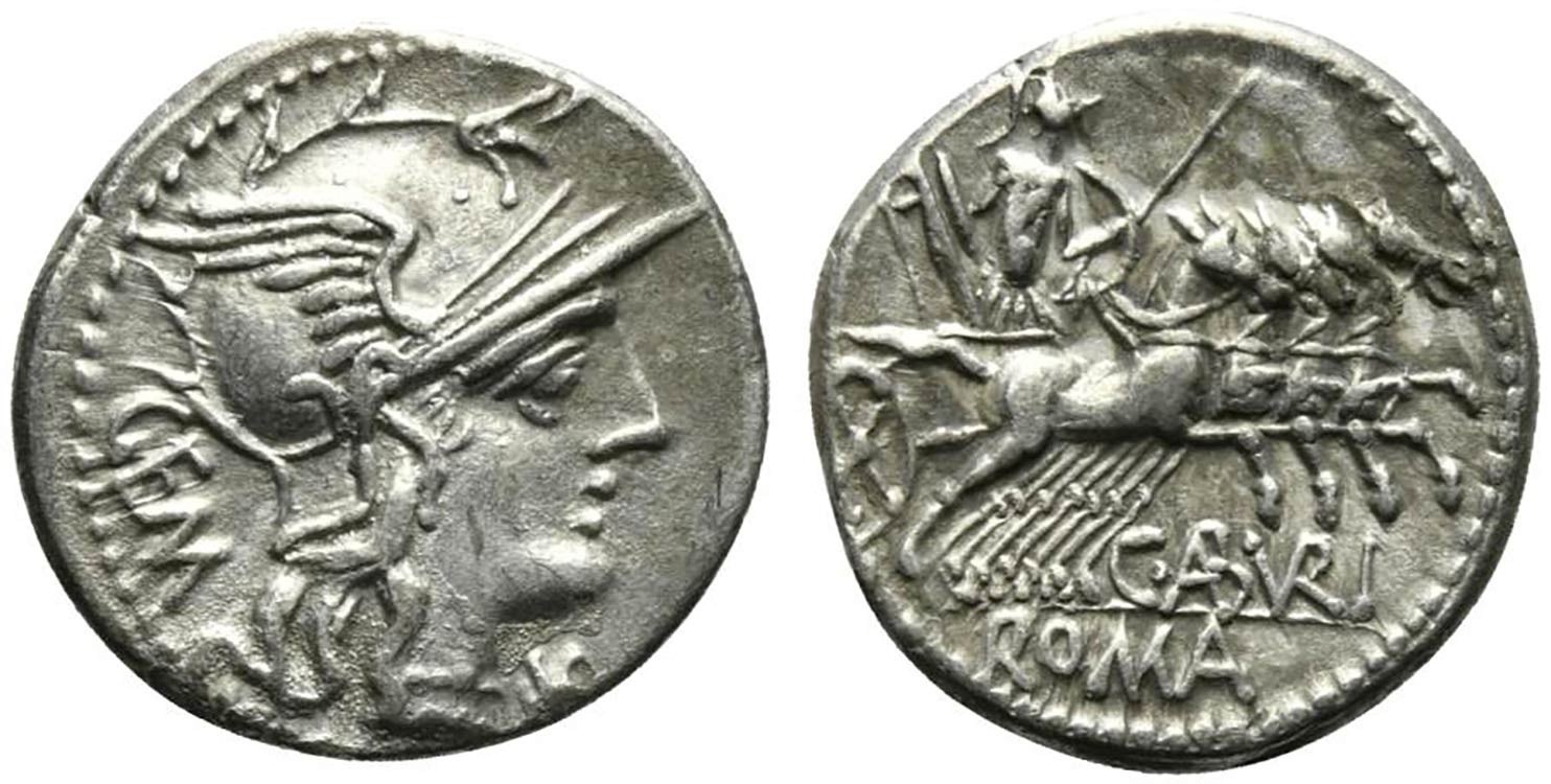 C. Aburius Geminus, Rome, 134 BC. ... 