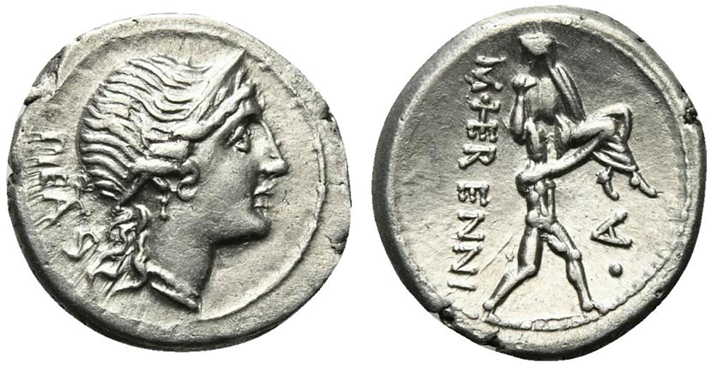 M. Herennius, Rome, 108-107 BC. AR ... 