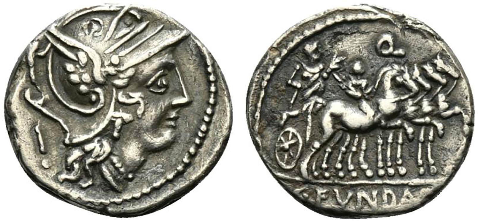 C. Fundanius, Rome, 101 BC. AR ... 