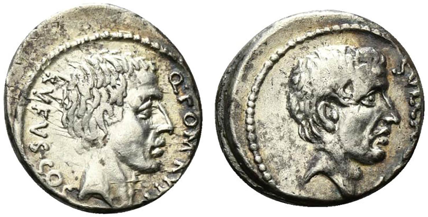 Q. Pompeius Rufus, Rome, 54 BC. AR ... 