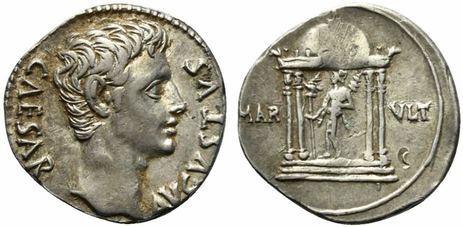 Augustus. 27 BC-AD 14. AR Denarius ... 