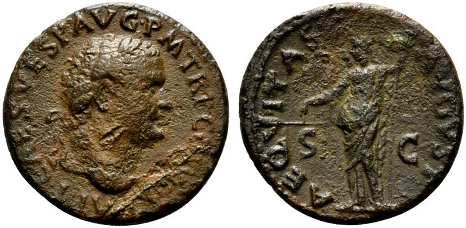 Titus (79-81). Æ As (27mm, ... 
