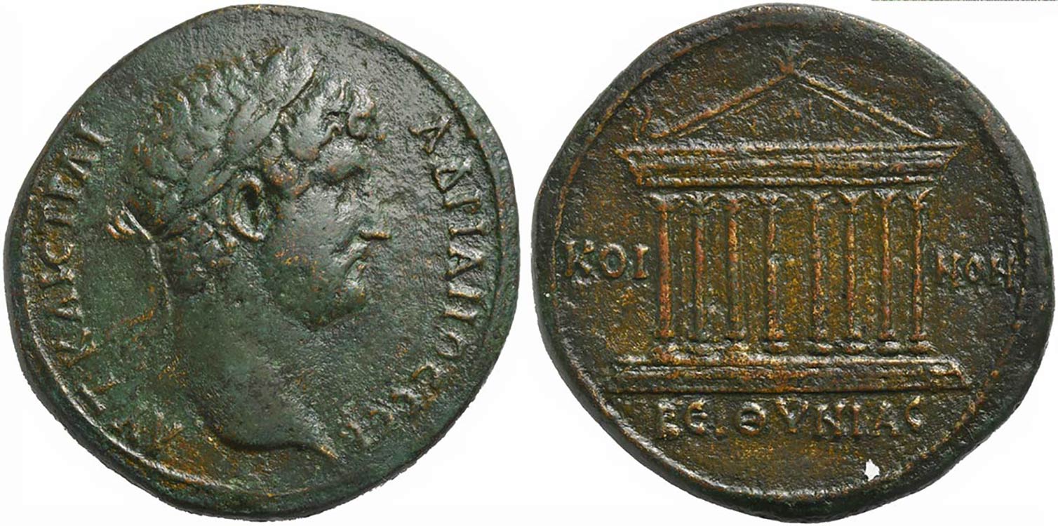 Hadrian (117-138). Koinon of ... 
