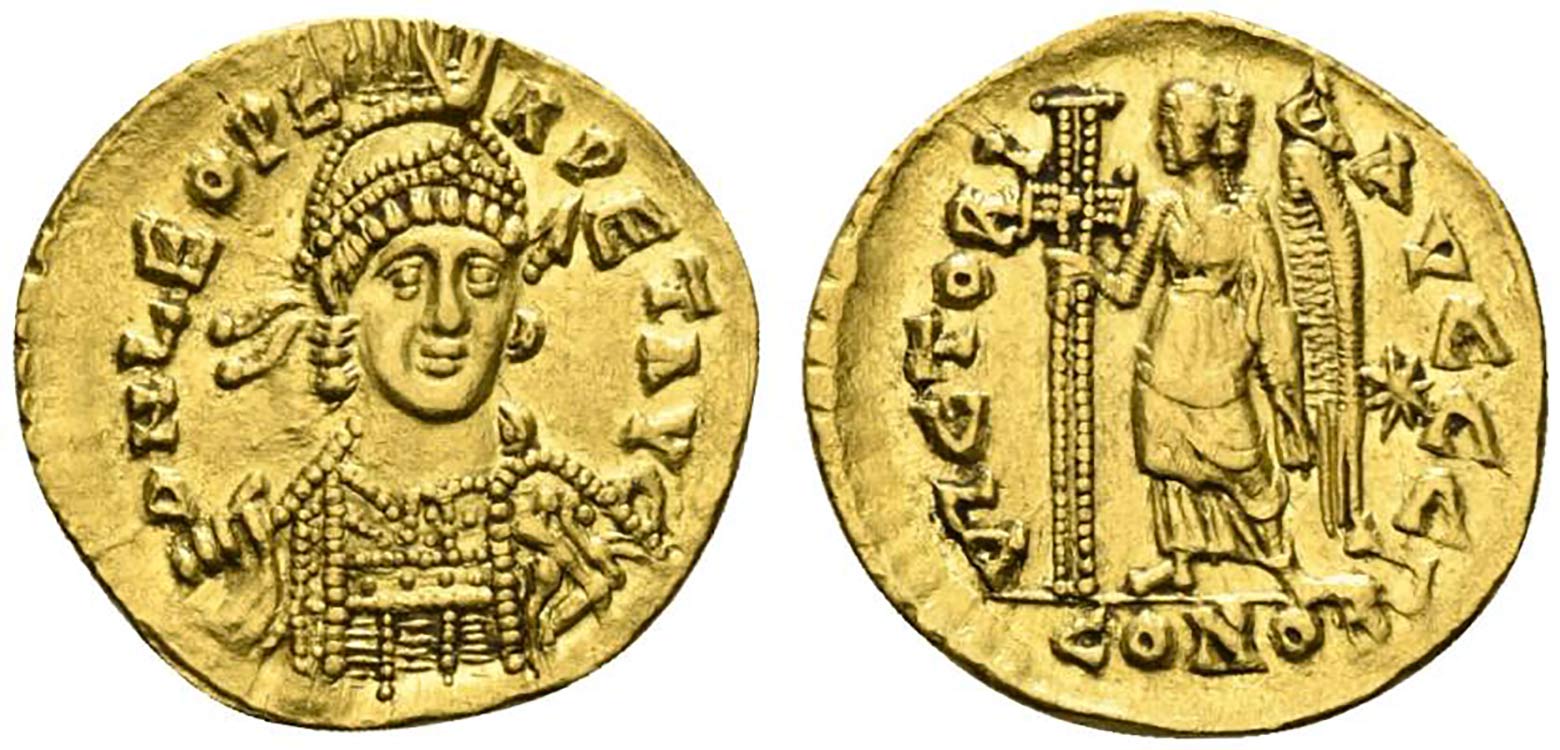 Leo I (457-474). AV Solidus (19mm, ... 
