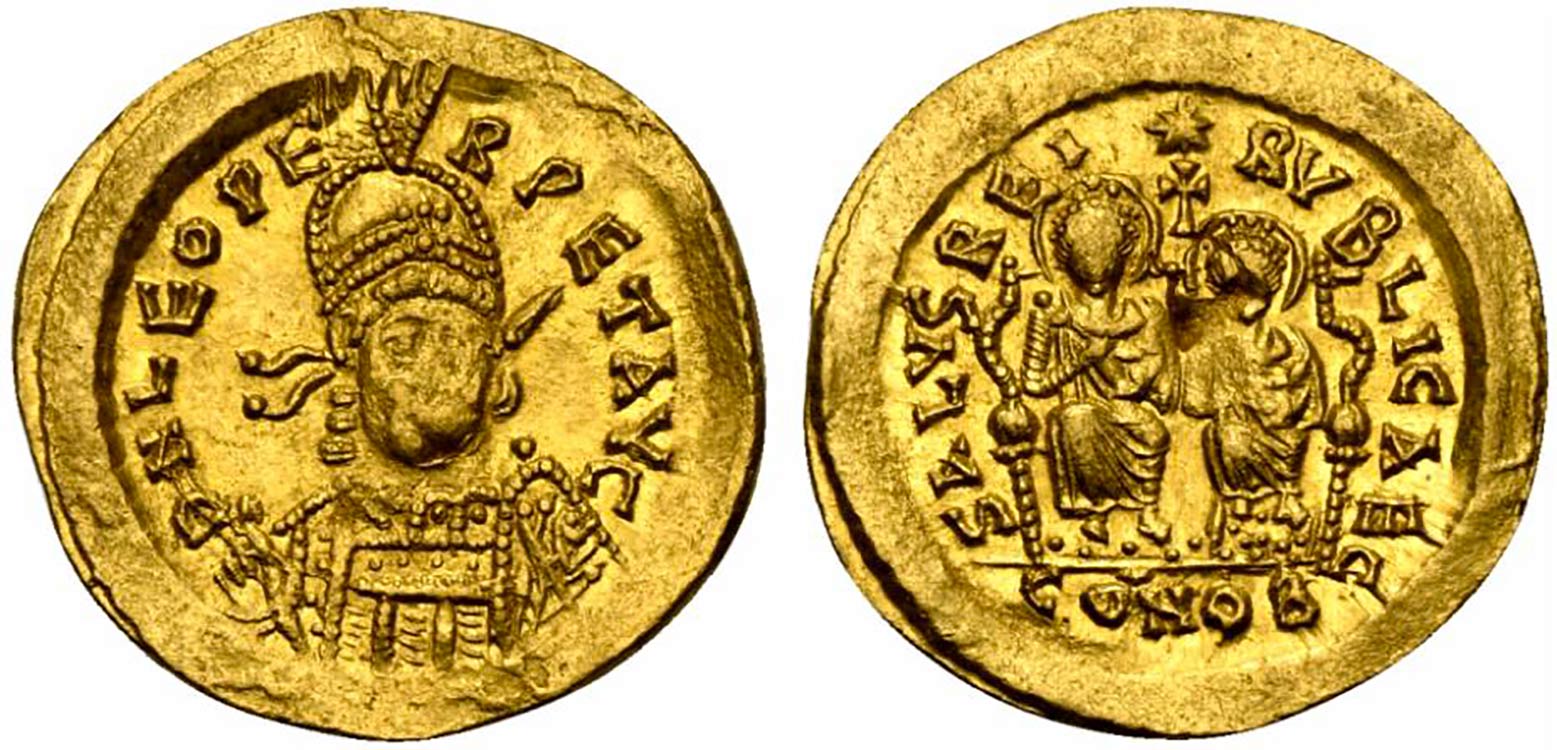 Leo II with Zeno (AD 474). AV ... 