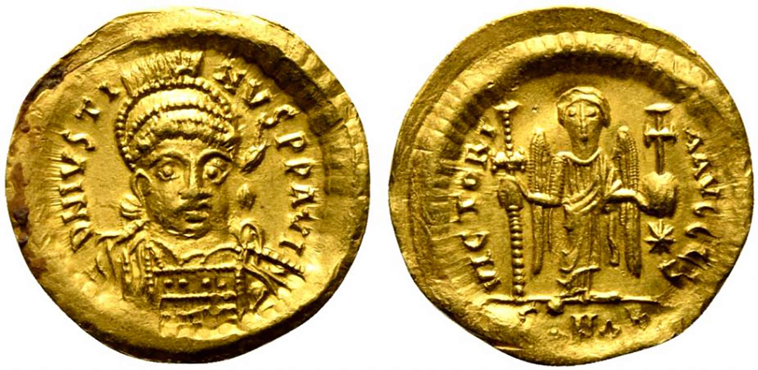 Justin I (518-527). AV Solidus ... 