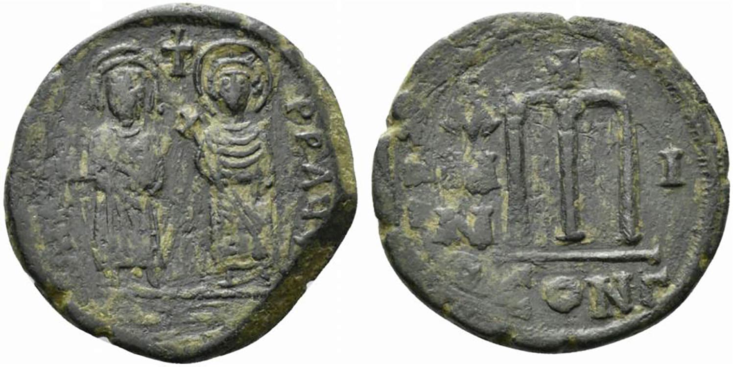 Phocas and Leontia (602-610). Æ ... 