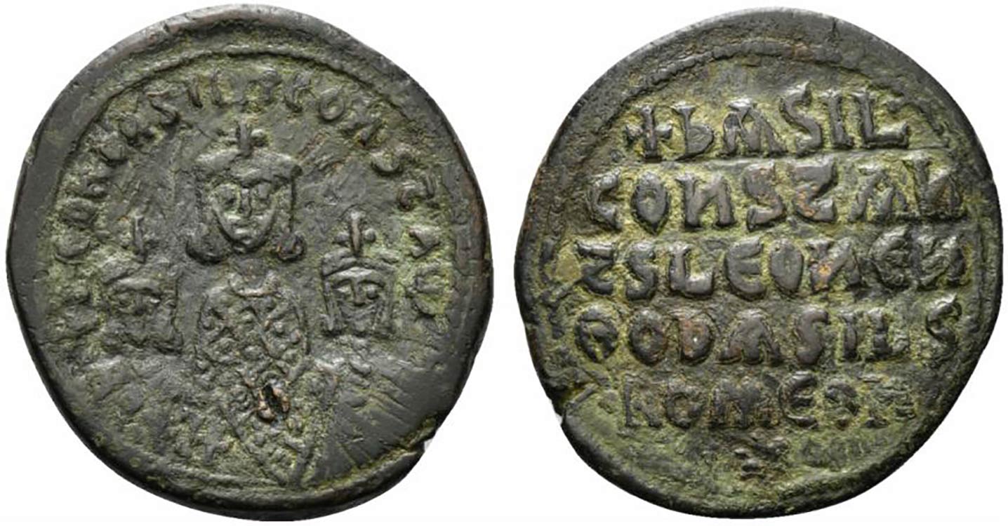 Basil I with Constantine and Leo ... 