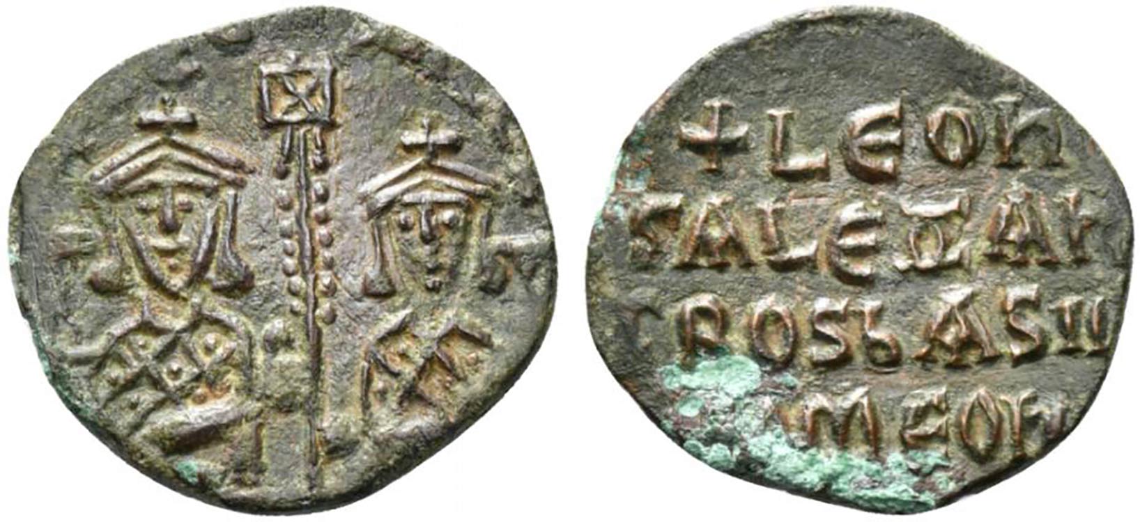 Leo VI with Alexander (886-912). ... 