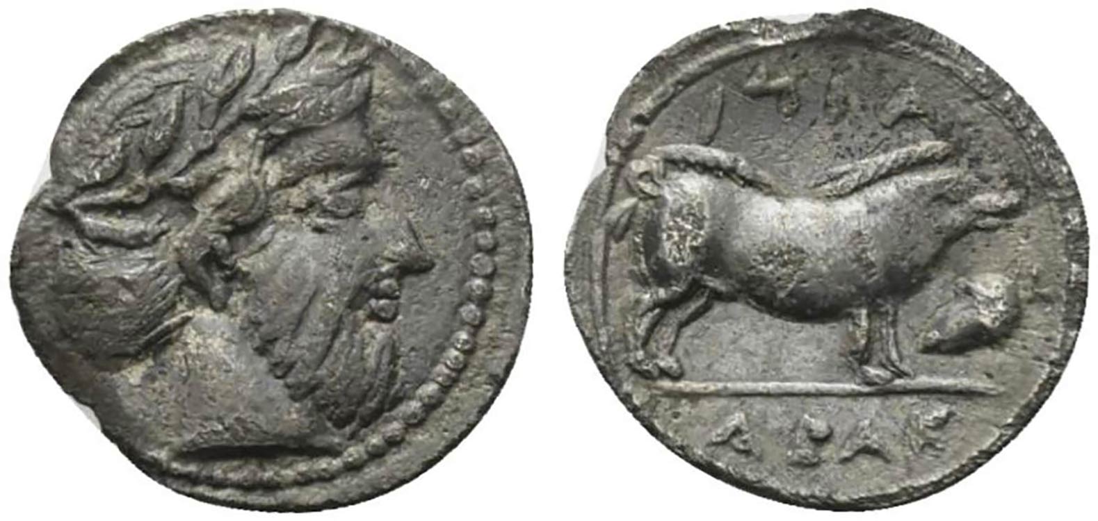 Sicily, Abakainon, c. 440-430 BC. ... 