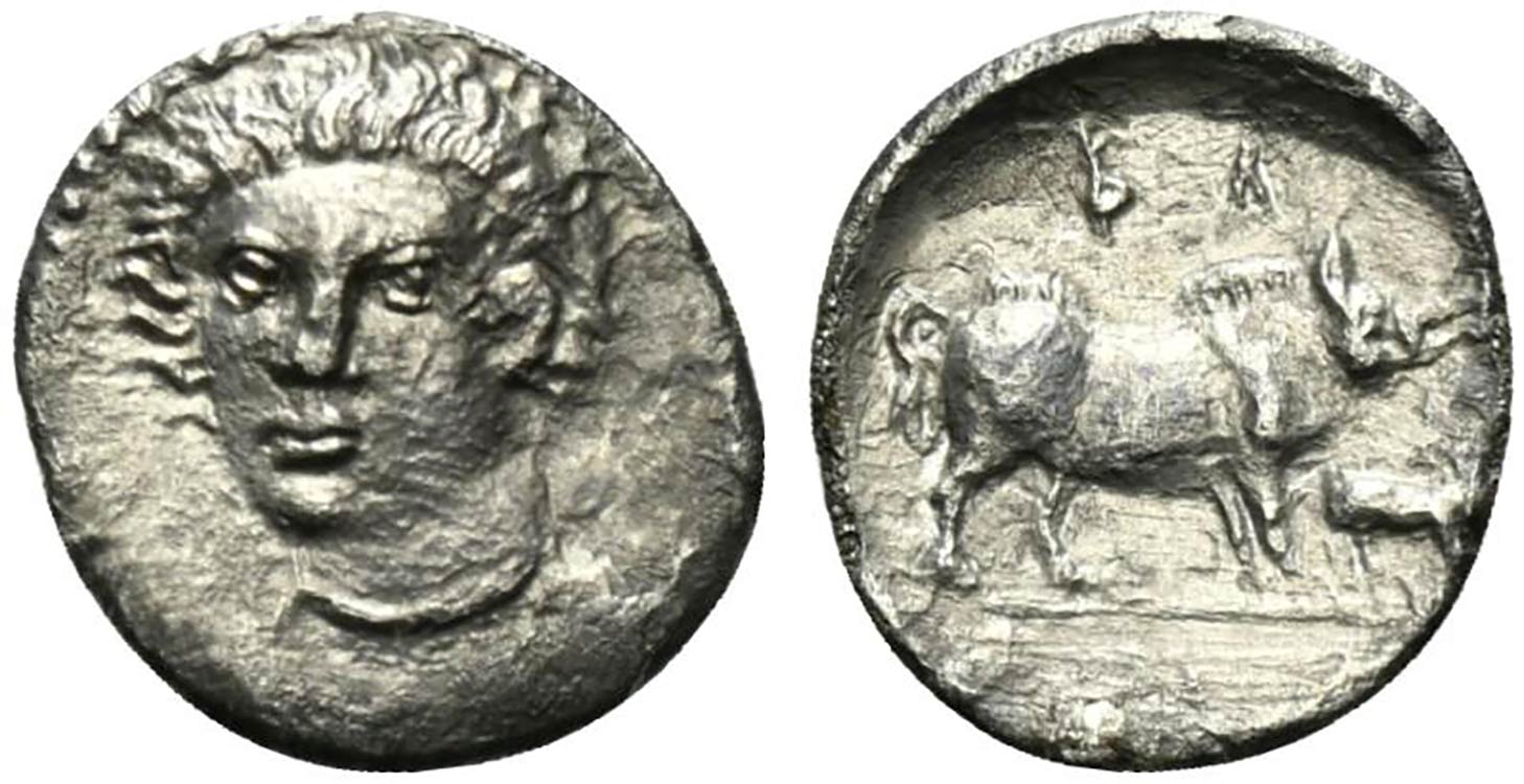 Sicily, Abakainon, c. 420-410 BC. ... 