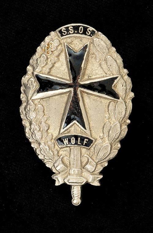 A freikorp Wolf Btg badge, copyA ... 