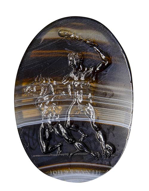A large neoclassical banded agate ... 