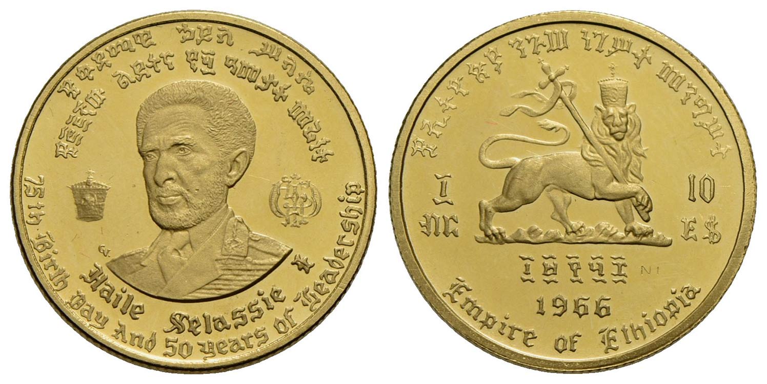 ETIOPIA . Repubblica . 10 Dollari. ... 