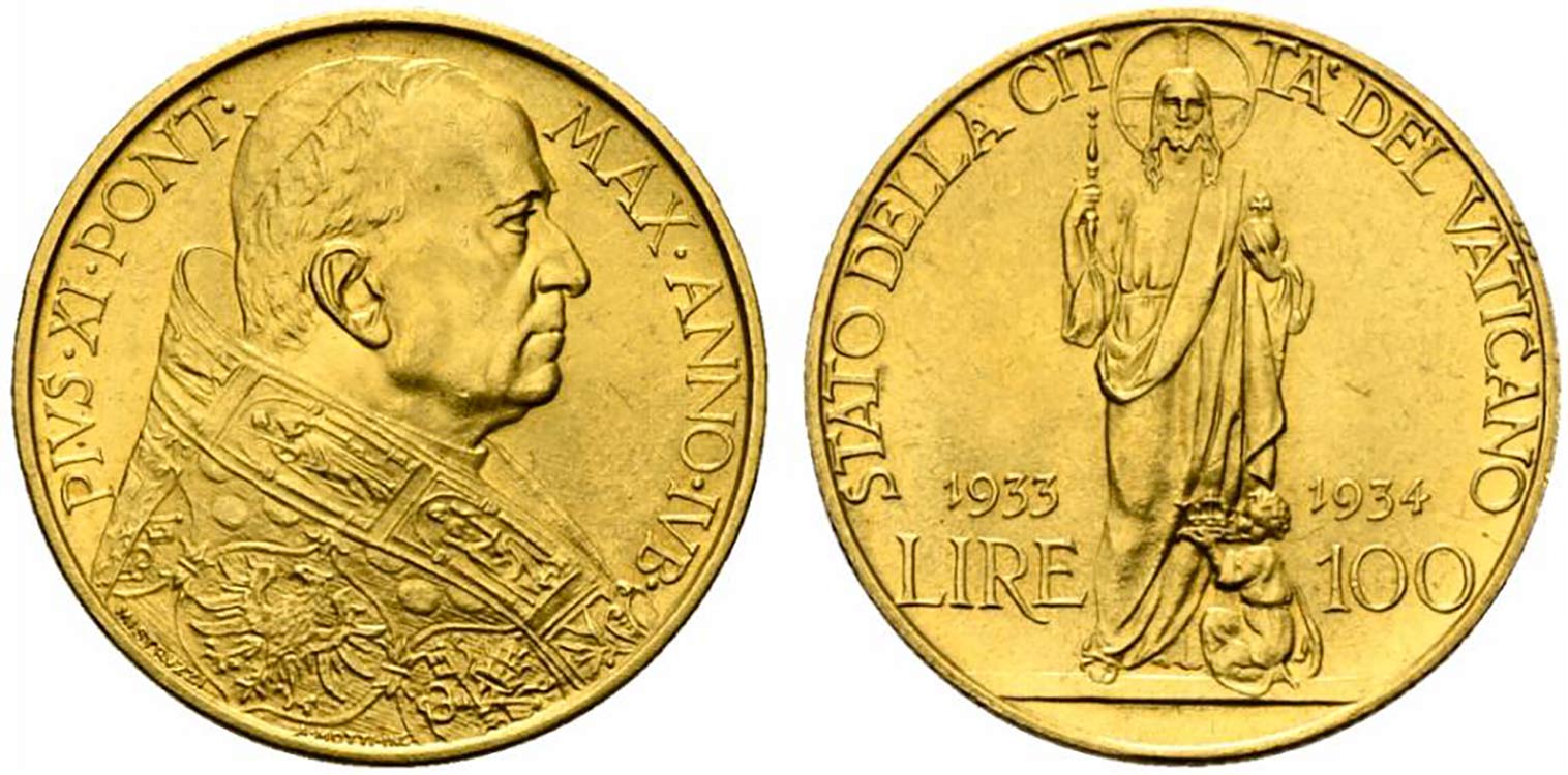 ROMA. Pio XI (1929-1938). 100 lire ... 