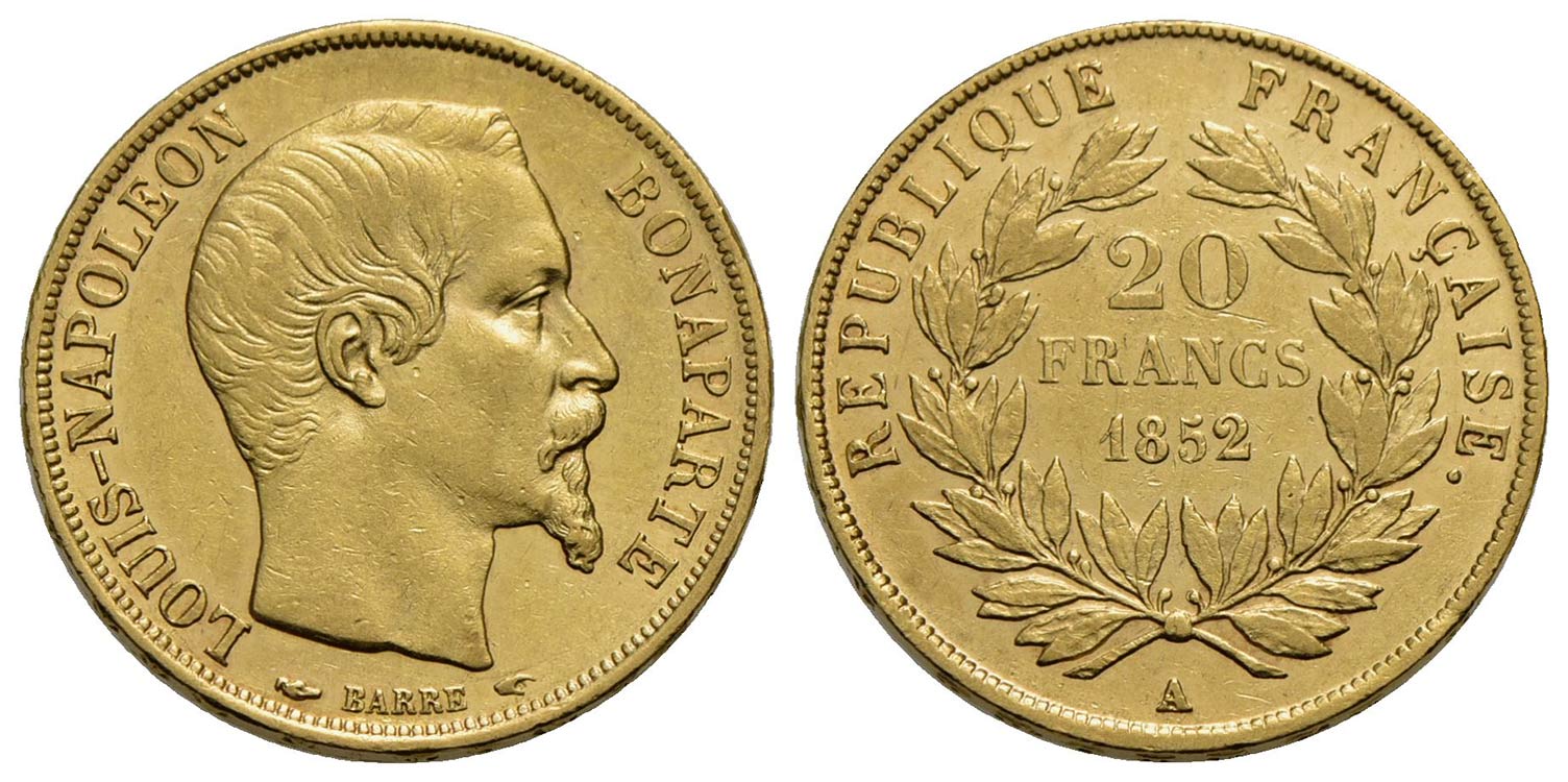 FRANCIA . Luigi Napoleone (1852) . ... 