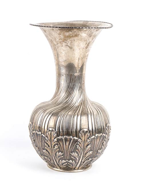 Italian silver vase - Milan ... 