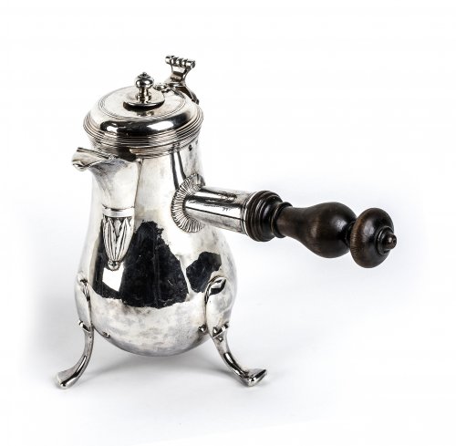 French silver chocolate pot - ... 