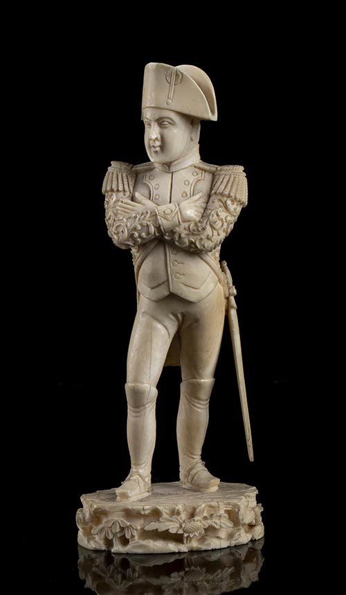 French ivory carving of Napoléon ... 