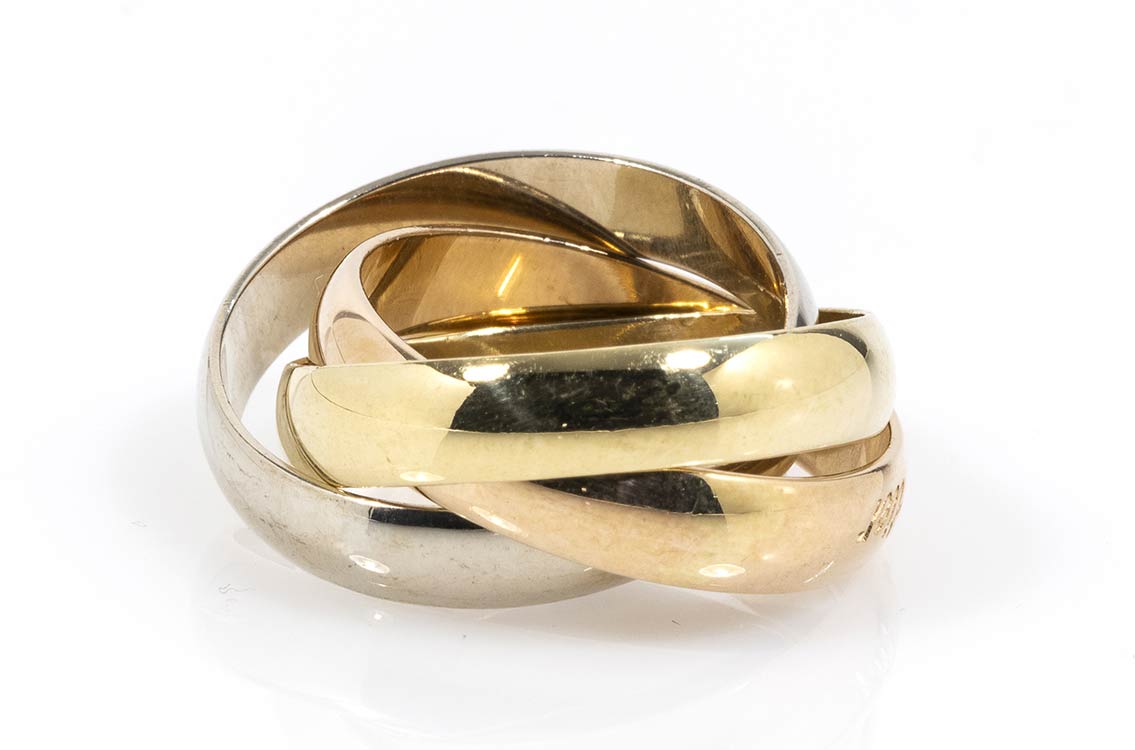 Gold ring, mark of CARTIER 18k ... 