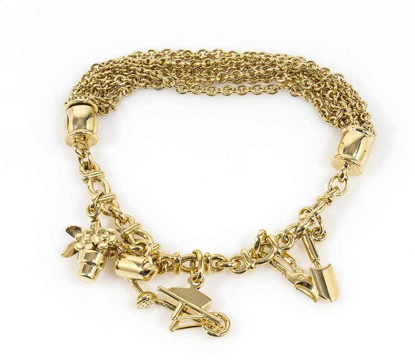 Gold bracelet, mark of POMELLATO ... 