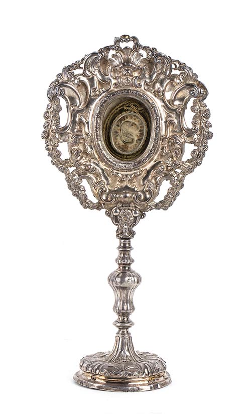 Italian silver reliquary - Naples ... 