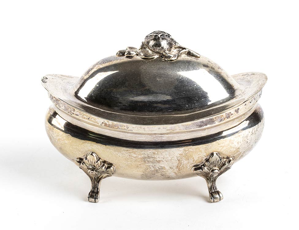 Italian silver sugar pot - Turin ... 
