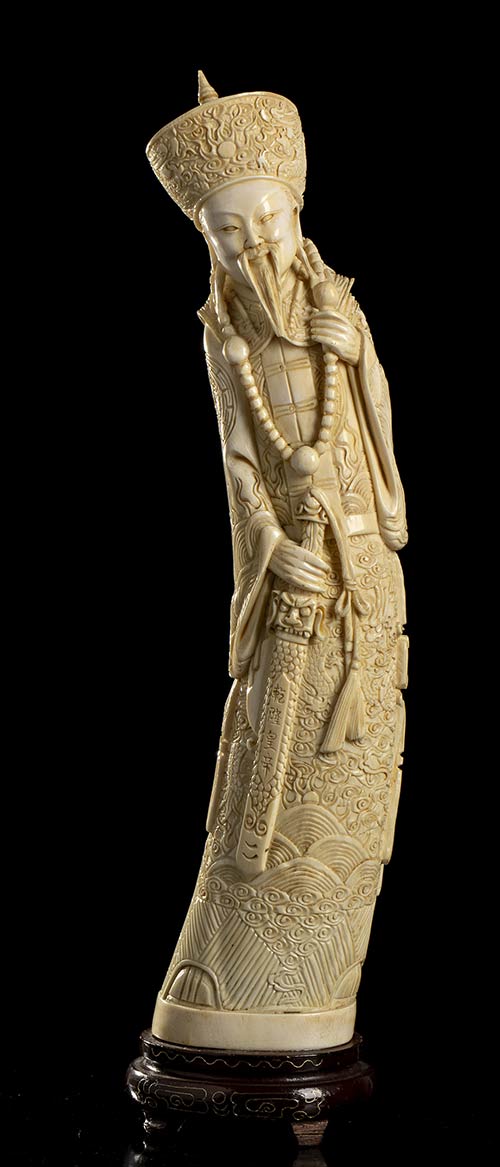 AN IVORY EMPEROR
China, early ... 