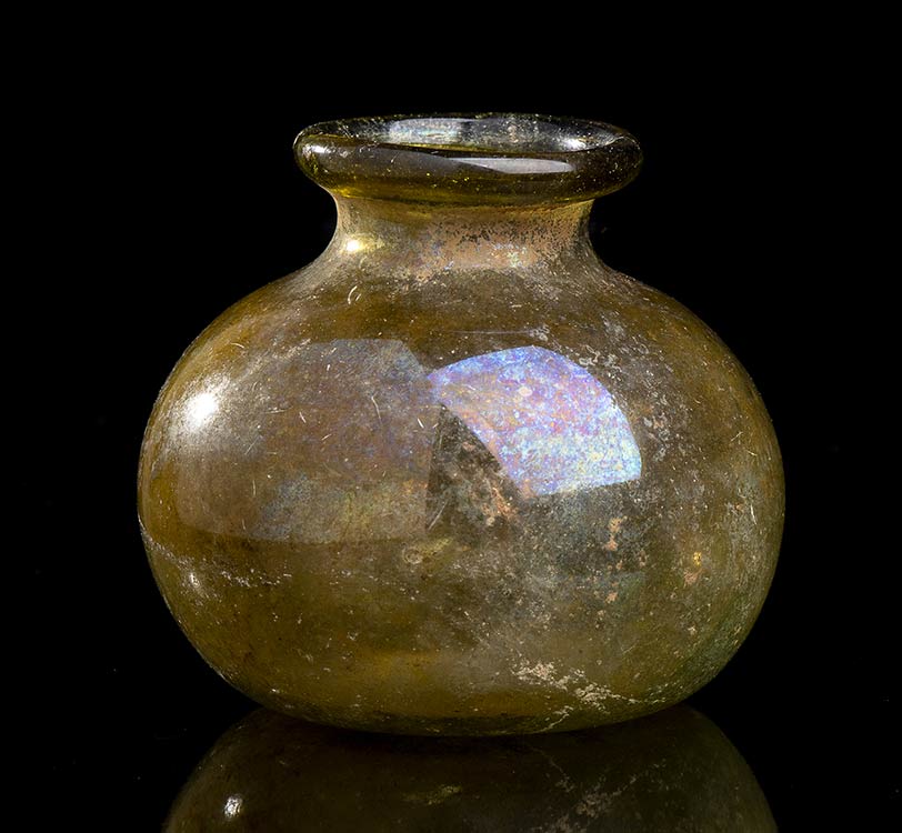 Byzantine Glass small Jar; ca. 5th ... 