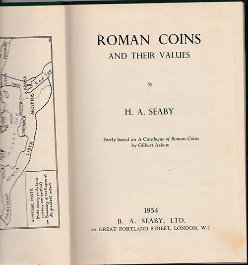 SEABY Harold A. Roman Coins and ... 