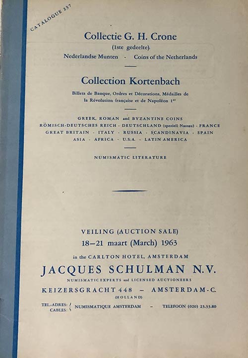 Schulman J.  Catalogue No. 237, ... 