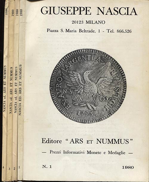 ARS  ET NUMMUS. Milano, 1980. ... 
