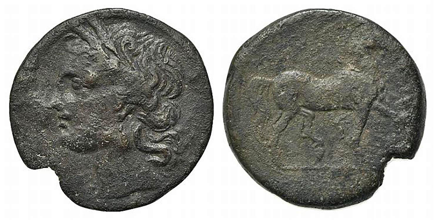 Carthage, c. 201-175 BC. Æ ... 